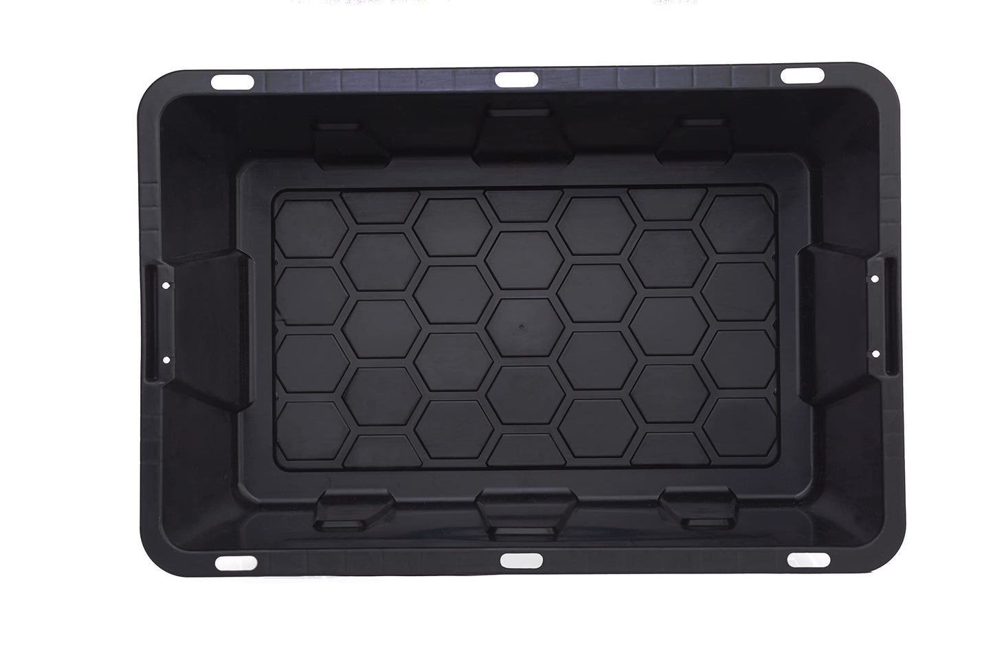 Caja Organizadora Capacidad 114 LTS, Negra Con Tapa Amarilla