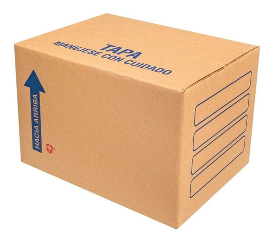em-pack - 25 Cajas De Cartón Para Empaque 38.5x28.5x25 Cms Rm-09