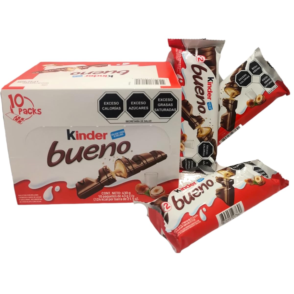 Kinder Bueno, Paquete de 10 x 43 g
