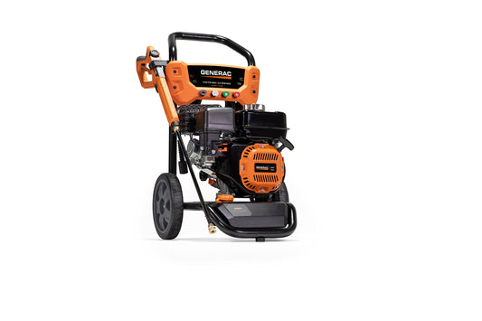 Generac 8899 3100 PSI 2.4 GPM - Lavadora a presión residencial de Gas - Pistola de pulverización ergonómica PowerDial con Consejos de Cambio rápido - Limpia sin Esfuerzo Coches, Cubiertas, calzadas y