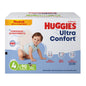 Huggies UltraConfort Pañal Desechable para Bebé, Etapa 4 Niño, Caja con 90 piezas, Ideal para Bebés de 9 a 12 kg
