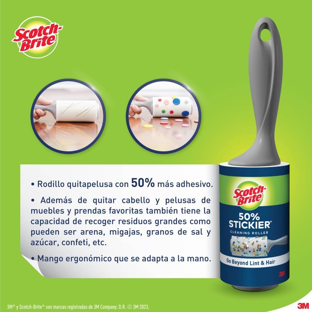 Scotch-Brite Rodillo Quita Pelusa, Paquete de 3 Piezas