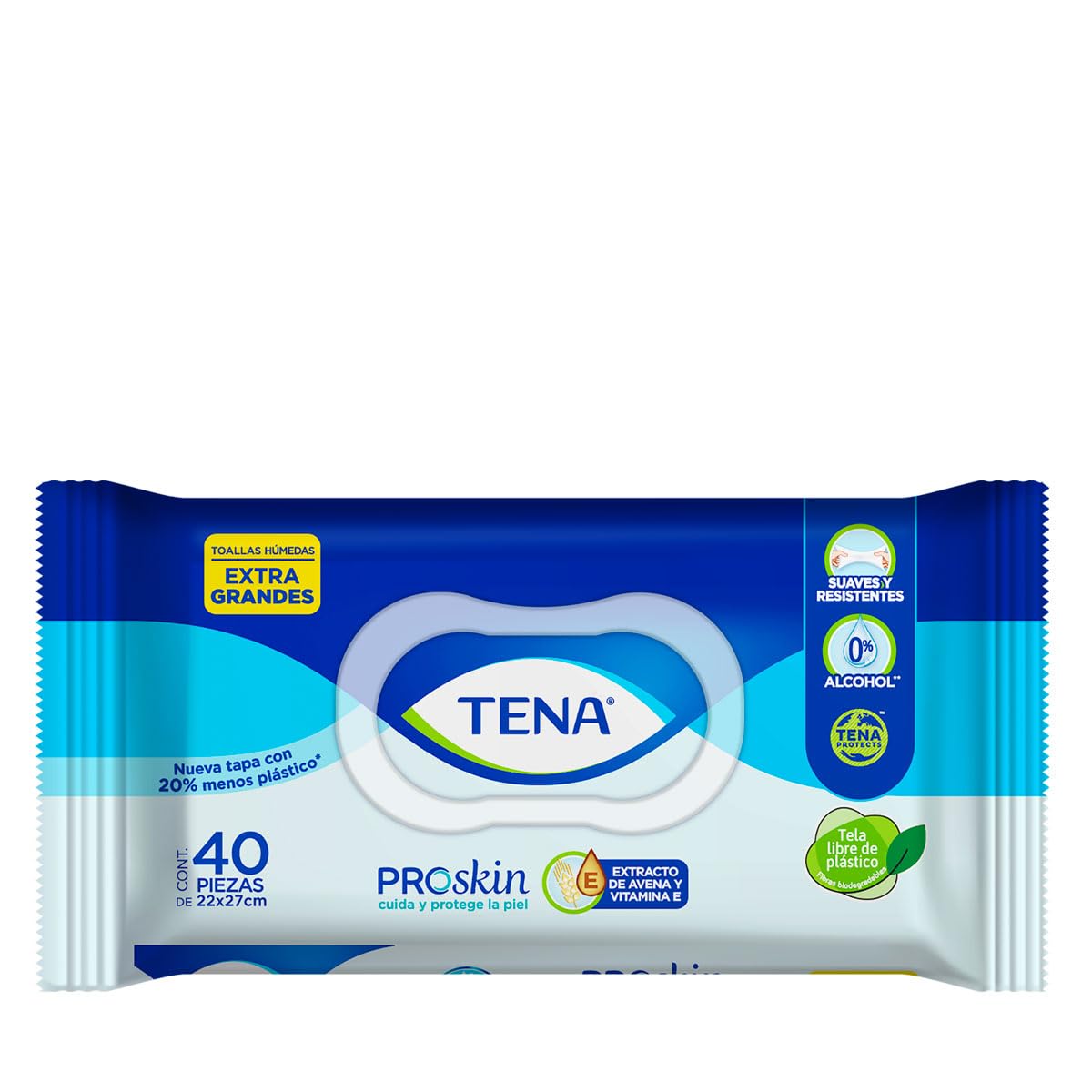 TENA Toallas Húmedas - TENA Toallas Húmedas para Incontinencia, Extra Grandes, 4 paquetes de 80 unidades