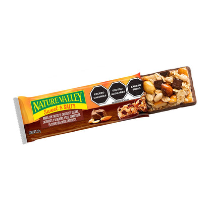 Nature Valley Barras de Granola Sweet and Salty con Chocolate 30 pz, 30 unidad, 30