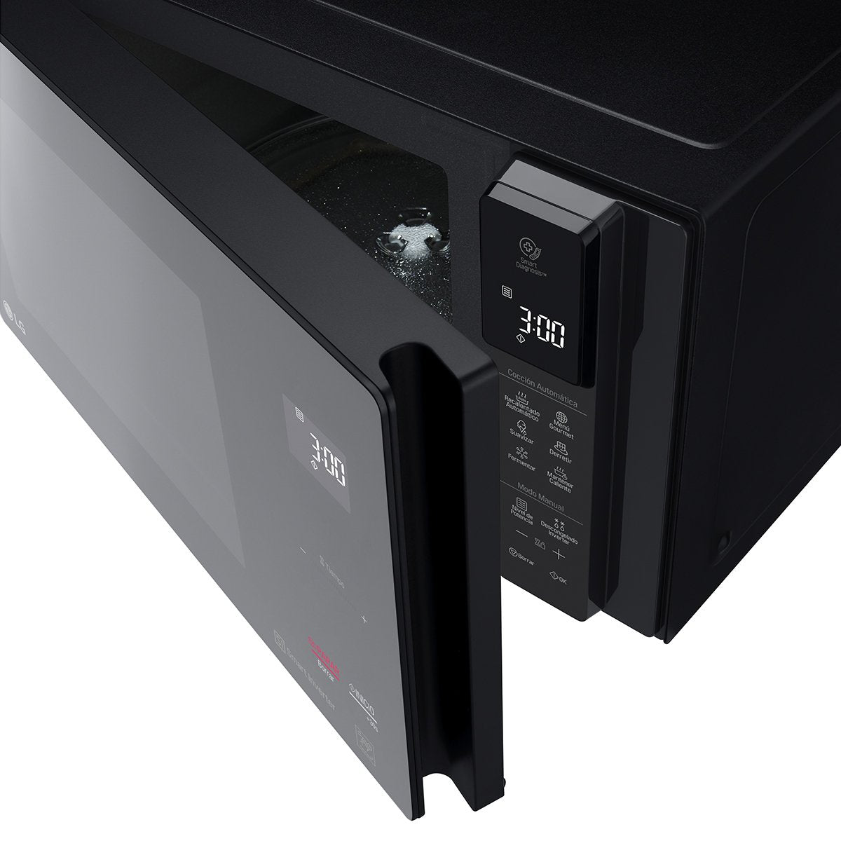 LG - LG Microondas NeoChef Inverter, color Negro, 1.5 Pies Cúbicos