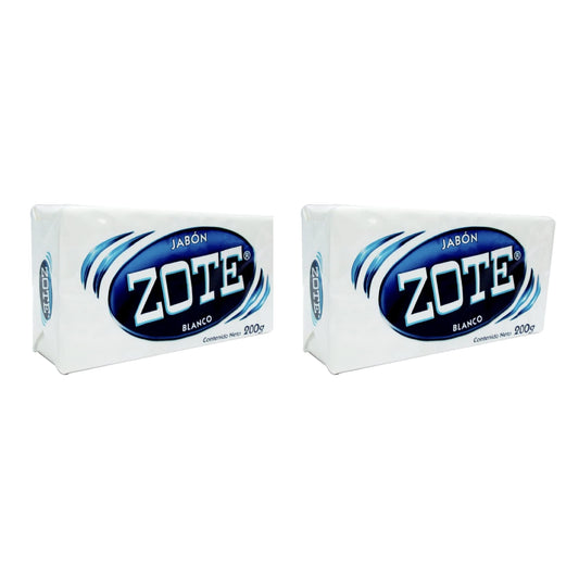 ZOTE - Jabon Zote Blanco 400g (2 unidades)