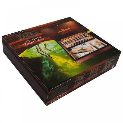 Daler Rowney - Daler Rowney : Artists' Watercolour Paint : Luxury Set : Half Pan : Set of 30