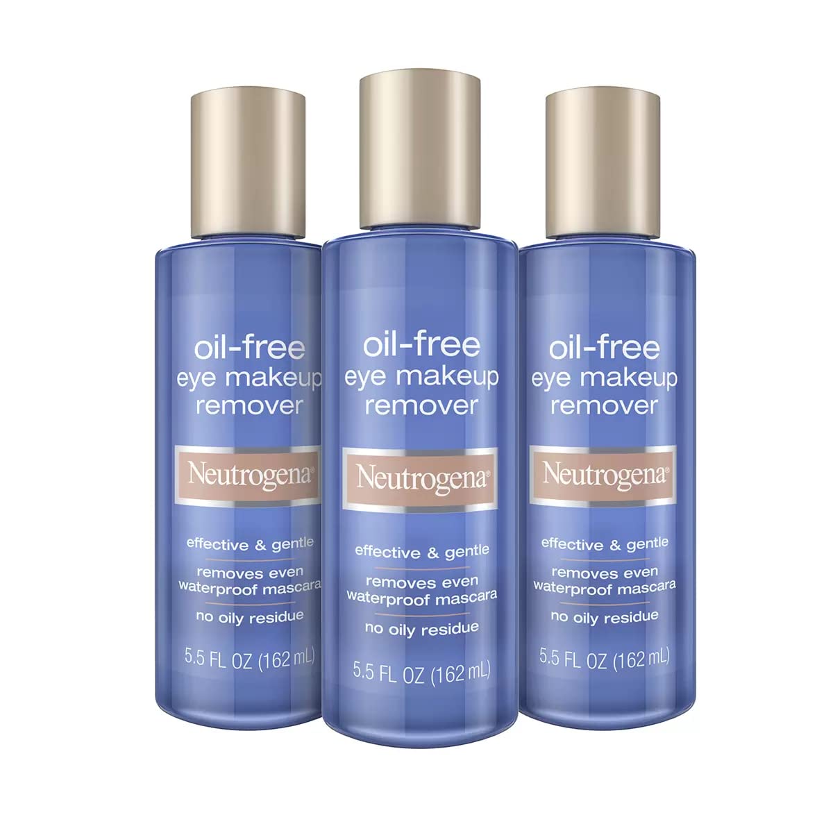 Neutrogena Desmaquillante Neutrogena, paquete con 3 piezas.(162 ml. 5.5oz)