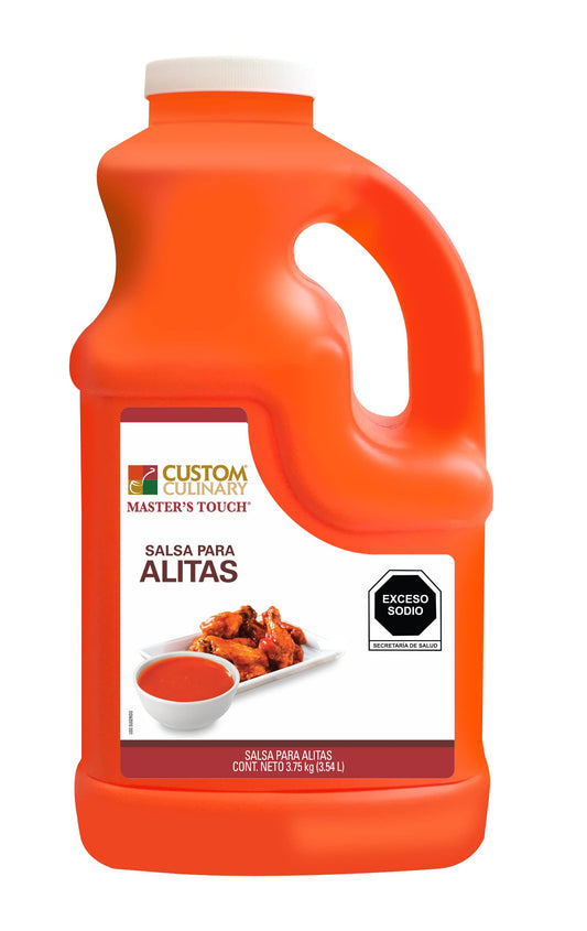 Custom Culinary salsa para alitas 3.54 litros