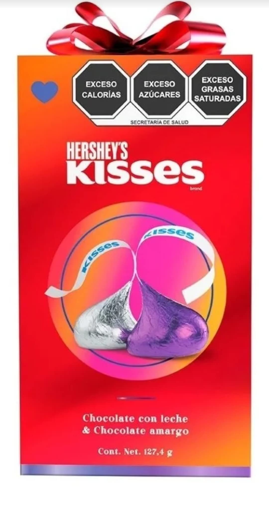 Chocolates - Chocolates Hersheys Kisses Caja Luxury Chocolate con Leche Chocolate Amargo 127.4 gr