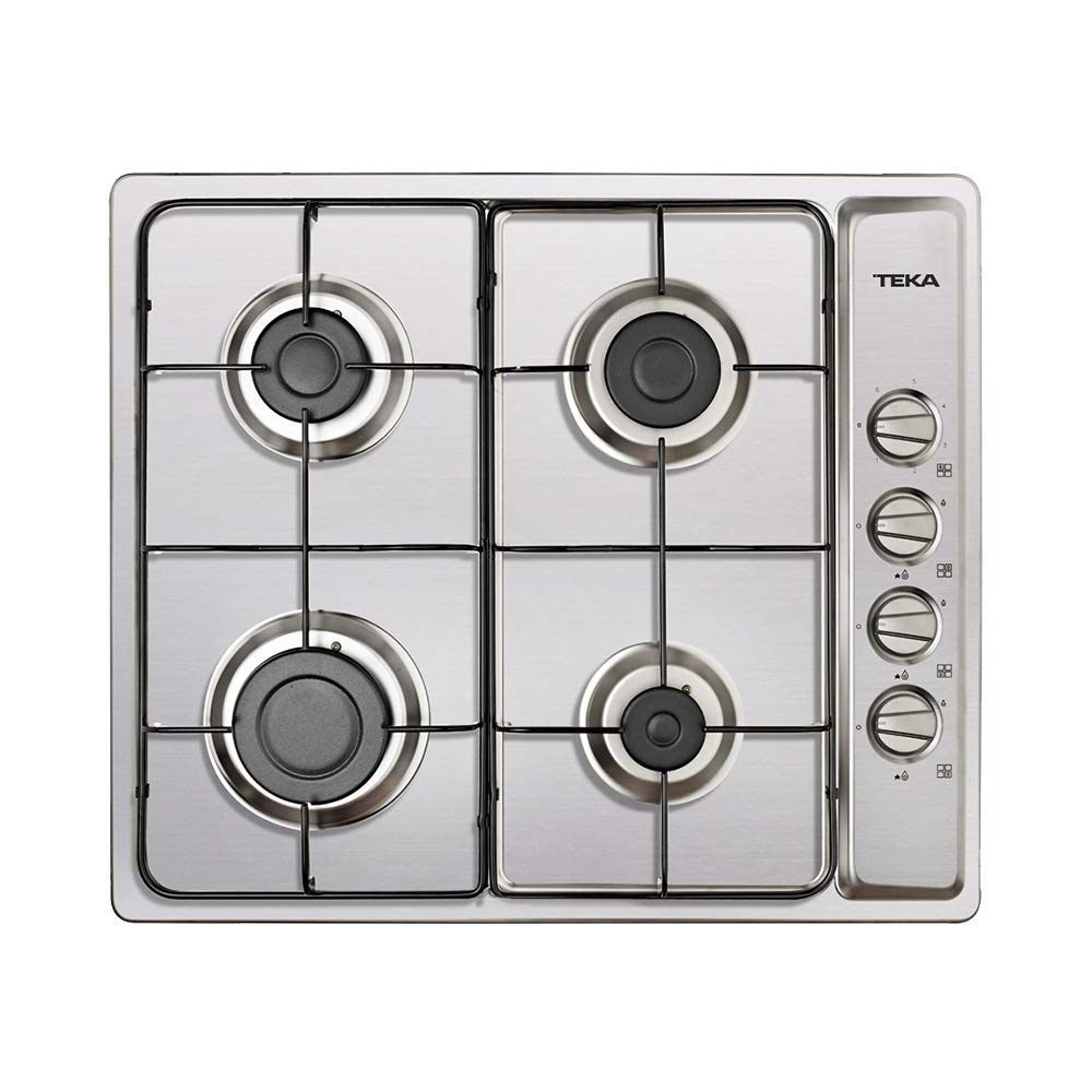 Teka - Parrilla Teka Empotre Ep 60 4G Ai Gas Inox 70100, acero inoxidable