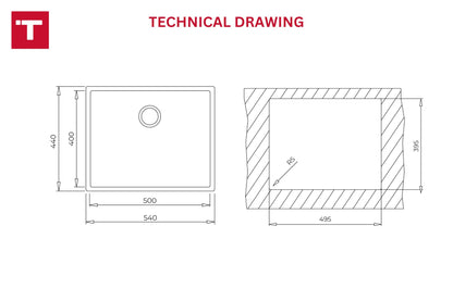 Teka 115230021 115230021 - Fregadero de cocina (granito), color gris