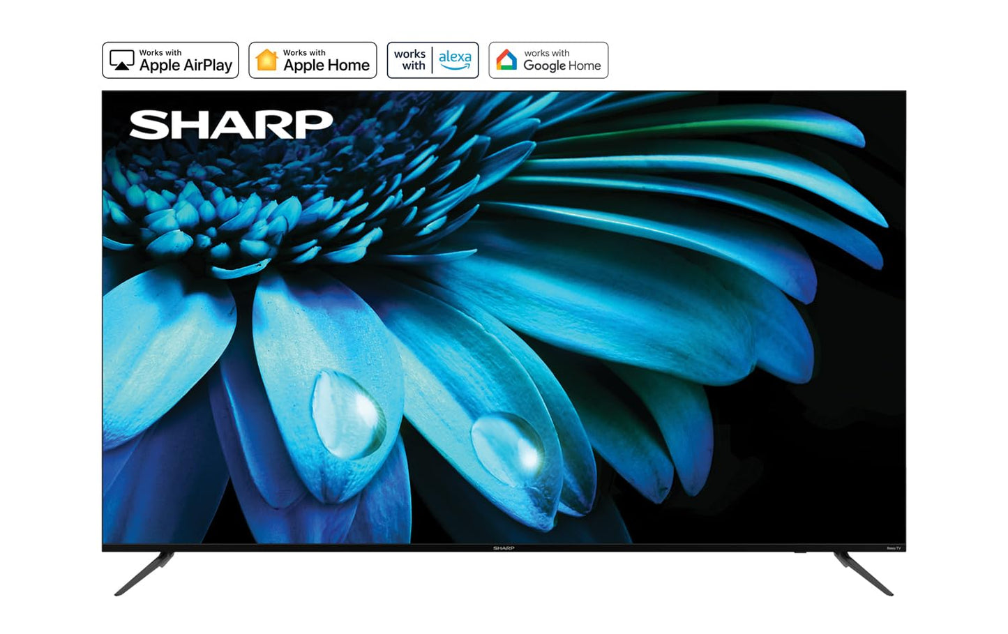 Sharp 4K Smart LED TV de 65" - Roku TV con WiFi