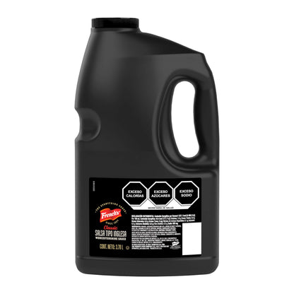 FRENCH'S - Salsa Inglesa Clásica, Ingredientes Naturales y de Calidad, para Marinar Carne y Pescado, Contiene Soja, sin Gluten, Colorantes o Saborizantes, Color Negro, Botella de 3,78 L