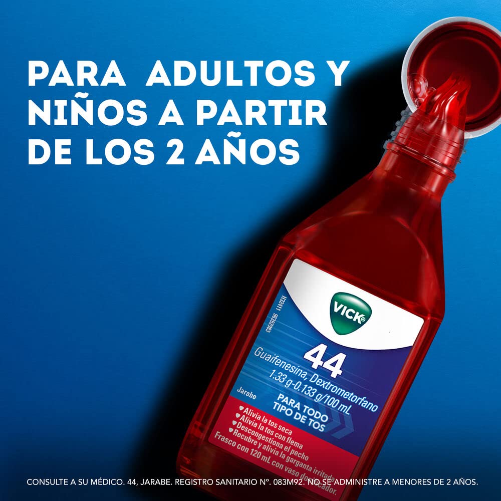 Vicks Jarabe para la tos Vick 44 Exp Infantil expectorante sabor Cereza 240 ml