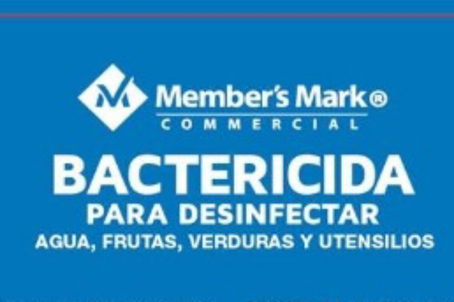MEMBER´S MARK Bactericida Member's mark para desinfectar agua fruta y utensilios 1L