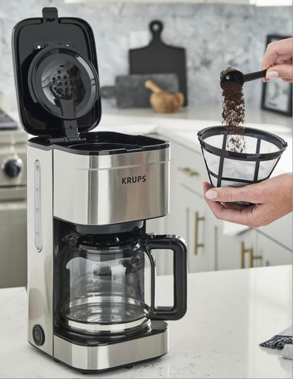 KRUPS Kit Cafetera Espumador de leche + Molino de café