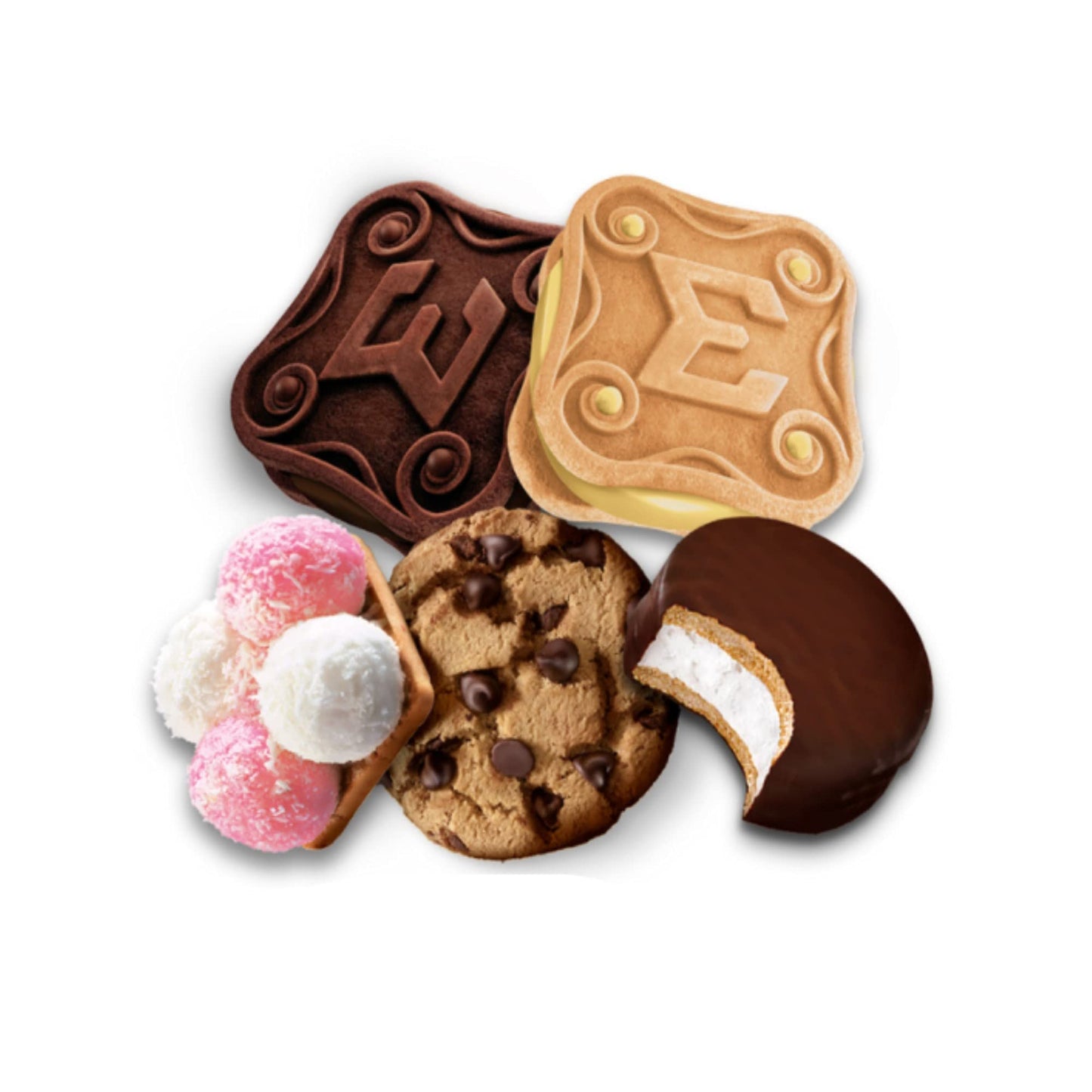 Emperador - Emperador Galletas Gamesa Chokis Mamut Arcoiris Pekepakes - 40 Piezas, 1.074 Kg