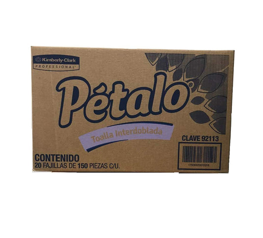 Petalo - Toalla Interdoblada (sanitas) Para Manos Pétalo Caja C/3000