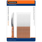 Cuchillos Para Carne Con Mango De Madera Tramontina 12pzas