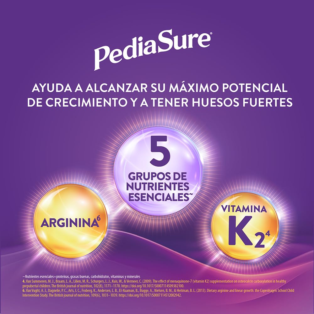 Pediasure Fresa en Polvo 900g, Fórmula para Alimentación Especializada