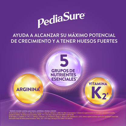 PediaSure Fresa - en Polvo, 900g, Fórmula Especializada para Niños de 1 a 10 años, Nutrientes Esenciales, Prebióticos, Proteínas, Vitaminas y Minerales, Crecimiento Clínicamente Comprobado