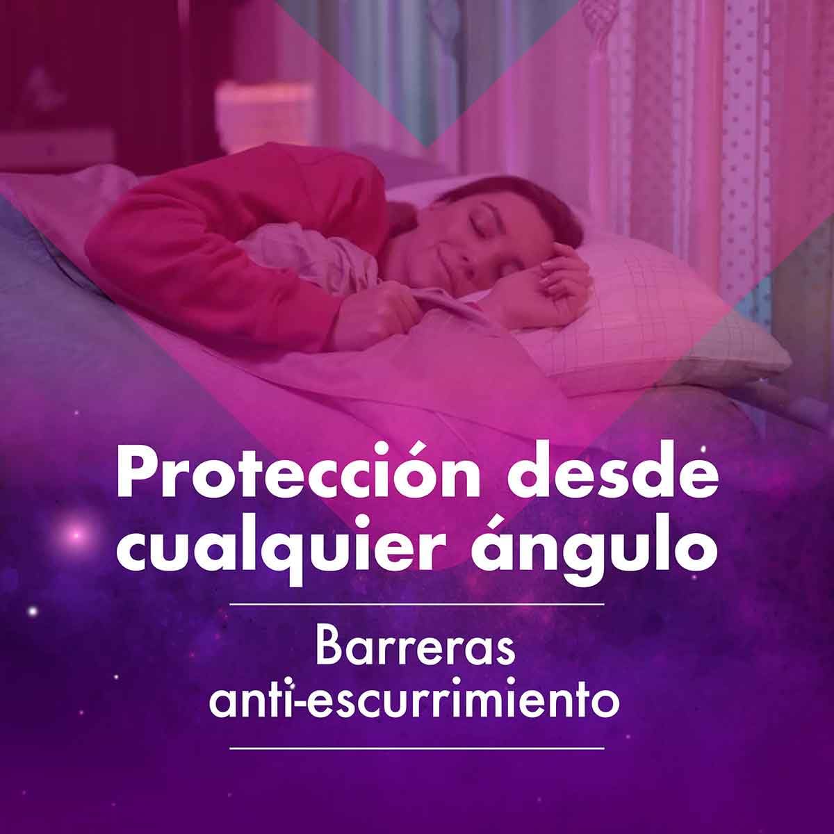 Saba Buenas Noches Con Alas; Toallas Femeninas Nocturnas Xl, Flujo Súper Abundante; 48 Toallas