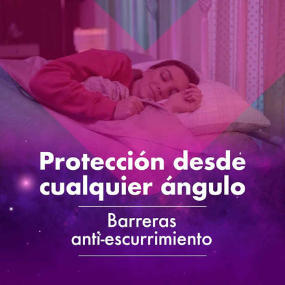 Saba Buenas Noches Con Alas; Toallas Femeninas Nocturnas Xl, Flujo Súper Abundante; 48 Toallas