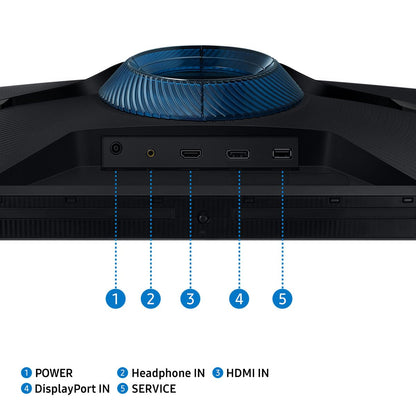 Samsung Monitor Gamer 24 Pulgadas Odyssey, FHD VA 180 Hz, G3
