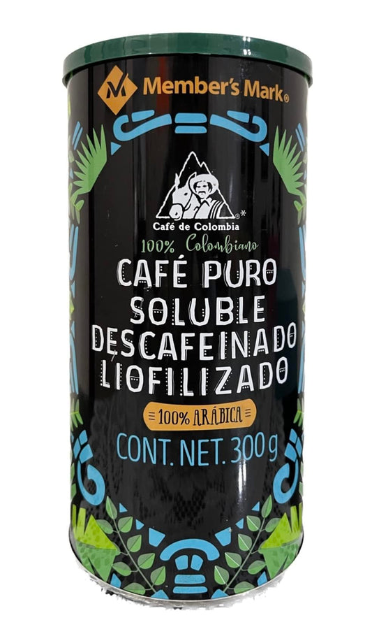 Member´s Mark - Members Mark - Members Mark Café Puro Soluble Colombiano Liofilizado Descafeinado - 300 g