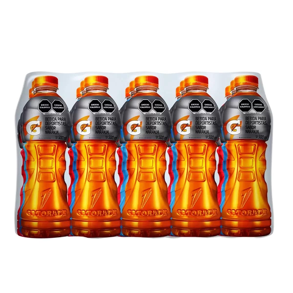 Gatorade - 24 Botellas De 350 Ml C/U; 8 Piezas Naranja, 8 Piezas Moras, 88 Piezas Lima Limon