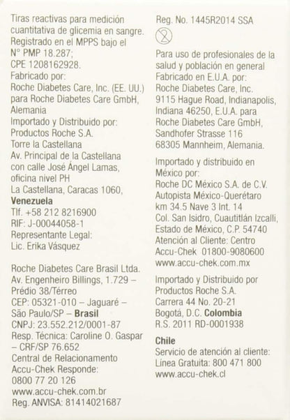 Accu Chek - Accu Chek Performa Tiras, 50 Piezas