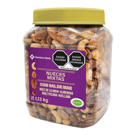Members Mark - Members Mark Nueces Mixtas Con Sal De Mar - 1.02 Kilogramos