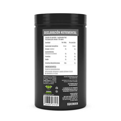 Creatina Monohidratada Birdman 600g