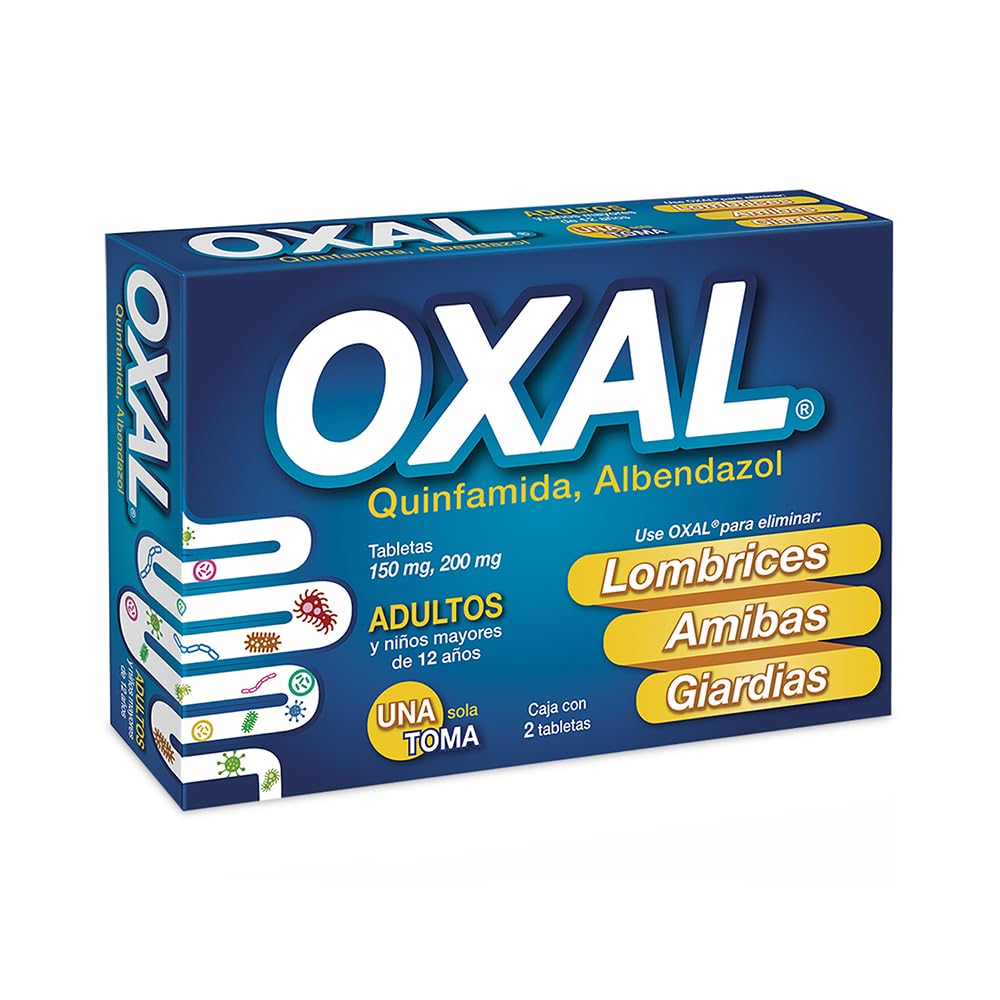 Oxal Antihelmínticos, 2 Tabletas