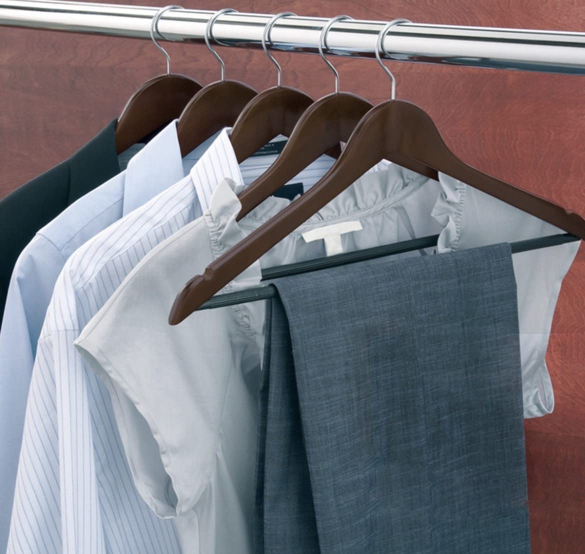 Member´s Mark - Member´s Mark Ganchos para Ropa De Madera (24 Ganchos)