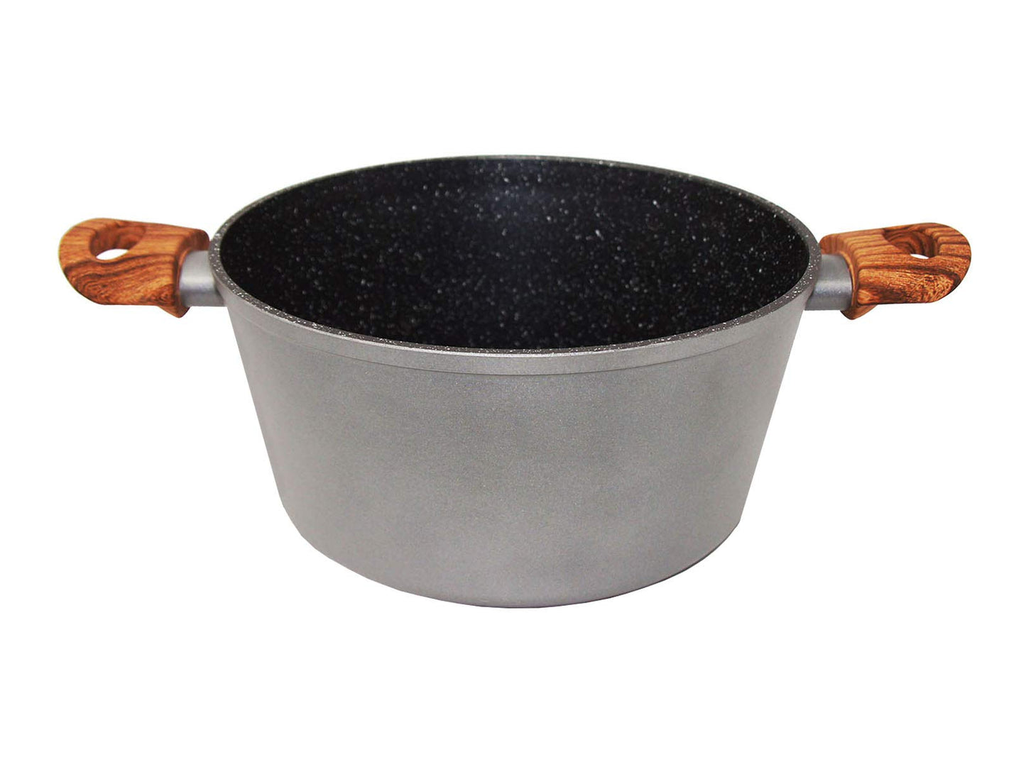 Westinghouse Cacerola Antiadherente de Mármol Gris Madera 28 cm (WCCC0032028MBB)