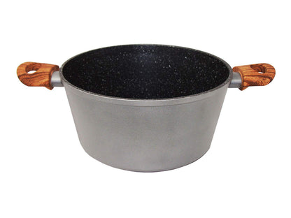 Westinghouse Cacerola Antiadherente de Mármol Gris Madera 28 cm (WCCC0032028MBB)