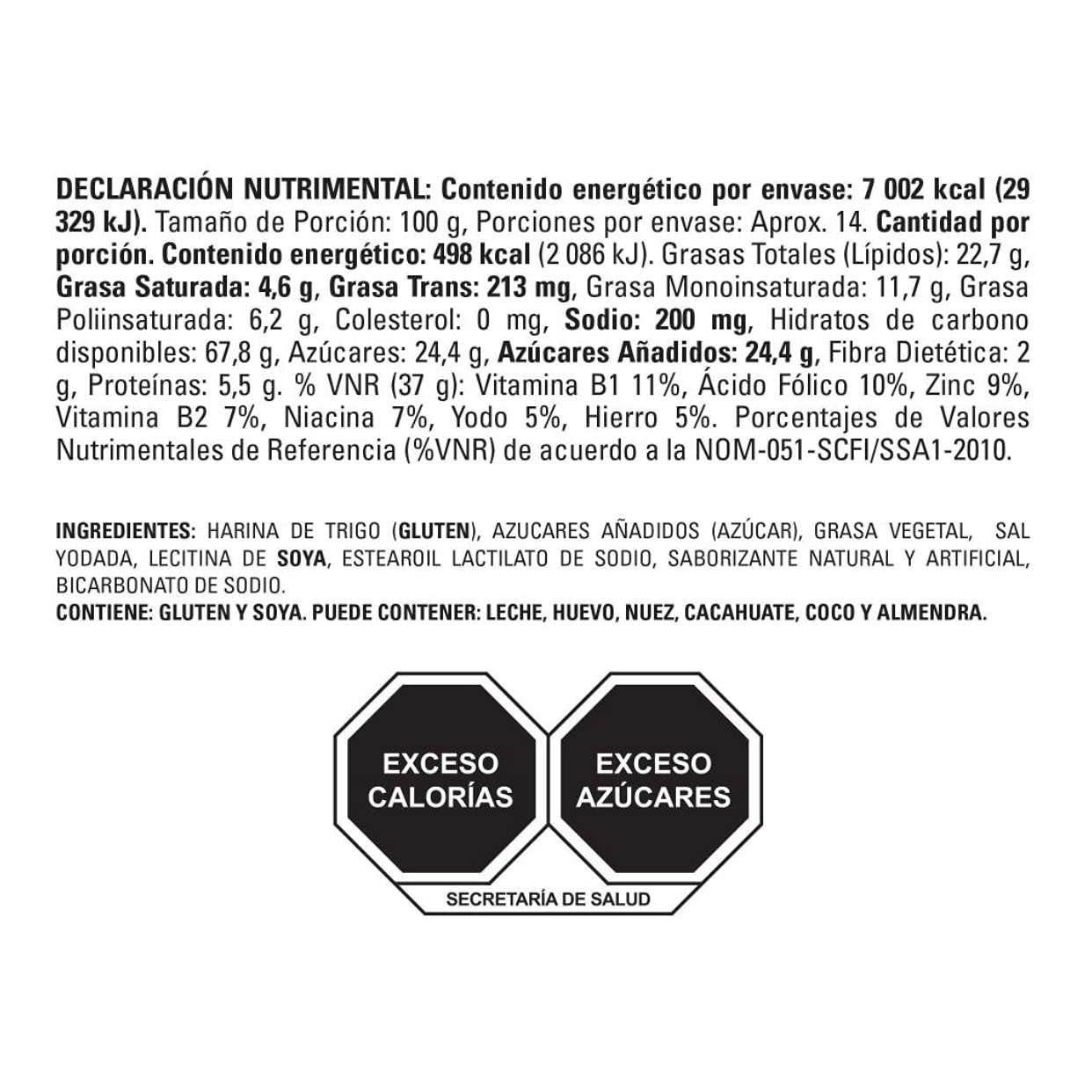 Marinela - Polvorones Marinela con 19 pzas de 74 g c/u