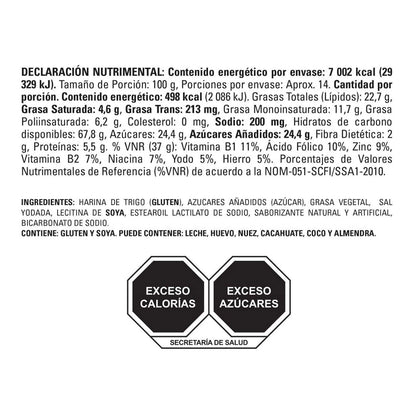 Marinela - Polvorones Marinela con 19 pzas de 74 g c/u