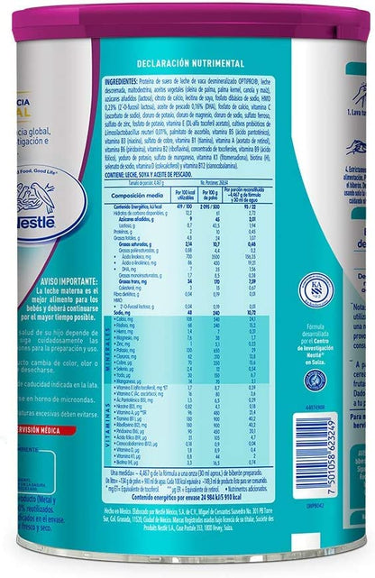 Nestlé Nestle Nan Fórmula Infantil 2 OPTIMAL pro, 1.2 kg, Duo Pack, Rinde 533 onzas