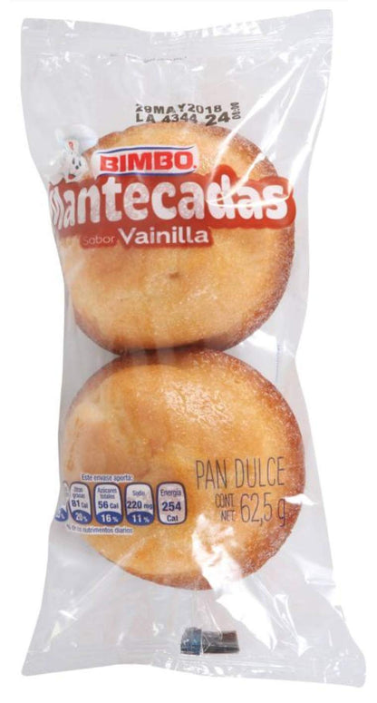 Bimbo - Mantecadas Bimbo Vainilla Surtido 10 Piezas de 62.5g c/u