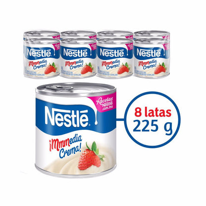 Nestlé - Nestlé Media Crema, Cocina Repostería Comida, 225 g, 8 piezas (Presentación puede variar)