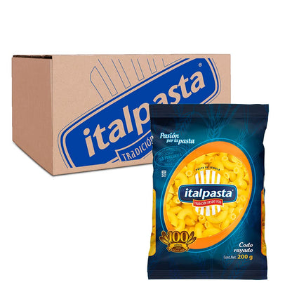 Italpasta, Codo Rayado Caja, 4 kilogramos, 4000 grams, 4 kilogramos