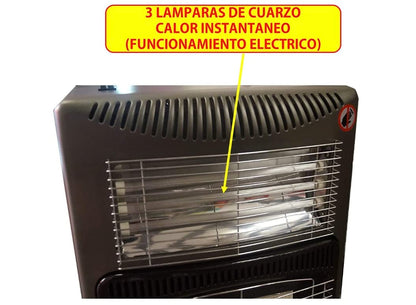 BORNOTO - CALEFACTOR DE GAS LP Y ELECTRICO