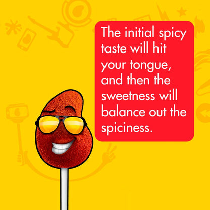 Vero - Dulces Vero - Vero Paletas Sabor Fresa Con Chile - Paletas de chile mexicano (40 unidades)