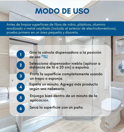 Bar Keepers Friend Bar Keeper's Friend Combo Pack – Spray y limpiador de espuma 25 onzas y limpiador en polvo 21 onzas