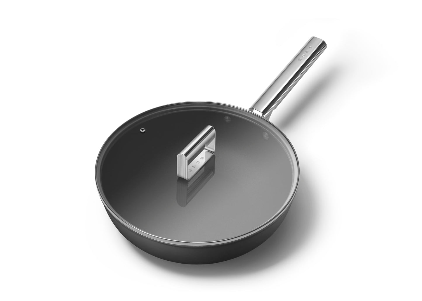 Smeg Cookware Negro Wok de 12 pulgadas