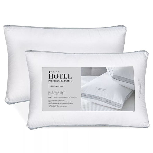 MEMBER´S MARK Member's Mark Hotel Premier Collection - Almohadas Queen (paquete de 2)