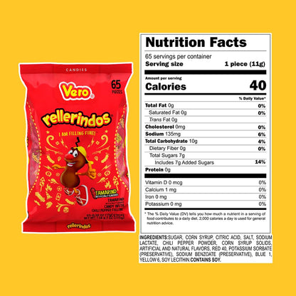 VERO RELLERINDOS (65 en un paquete)